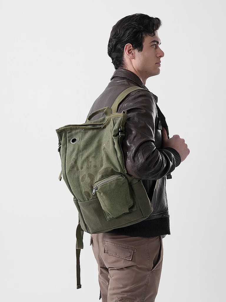 AERONAUTICA MILITARE Rucksack ZAINO  grün herren 4
